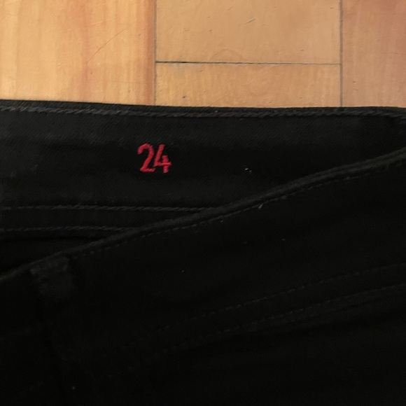 Sezane denim perfect slim black skinny jeans size 24 - Picture 5 of 8